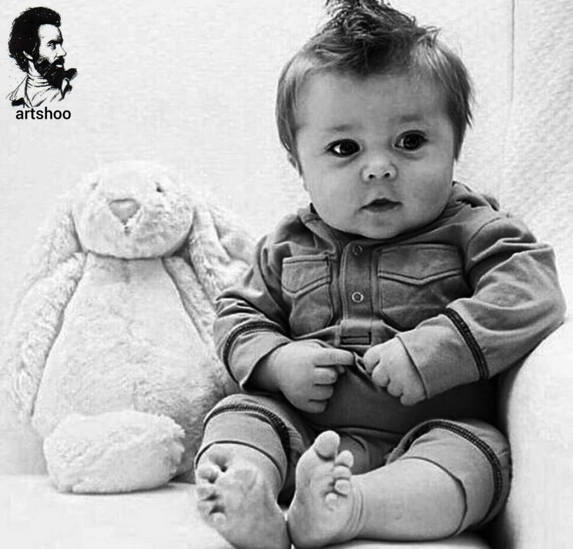 آموزش نقاشی سیاه قلم